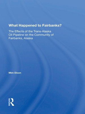 cover image of What Happened to Fairbanks?
